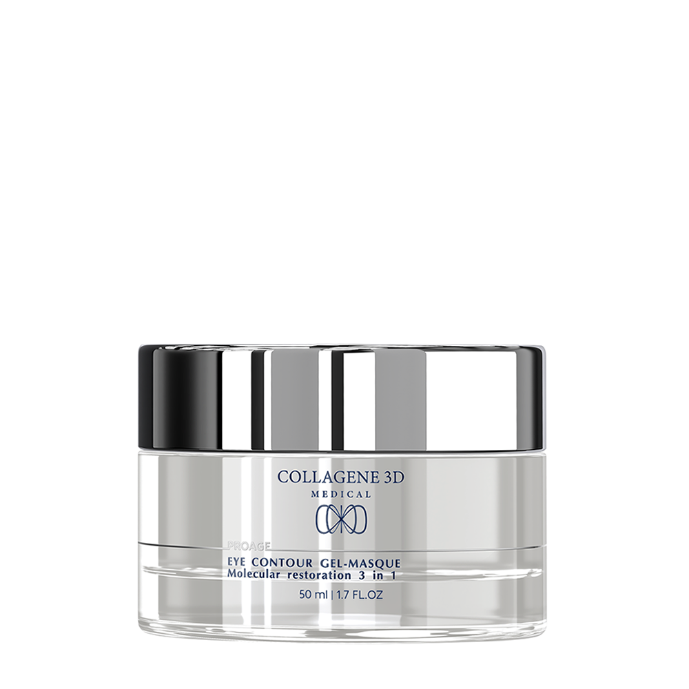 MEDICAL COLLAGENE 3D Маска-гель для кожи вокруг глаз 3в1 «молекулярноe» восстановление / PROAGE 50 мл, фото 1