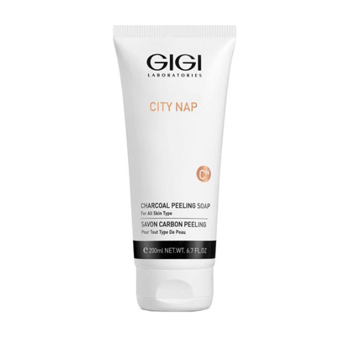 GIGI Мыло жидкое для лица / City NAP Charcoal Peeling soap 200 мл, фото 1
