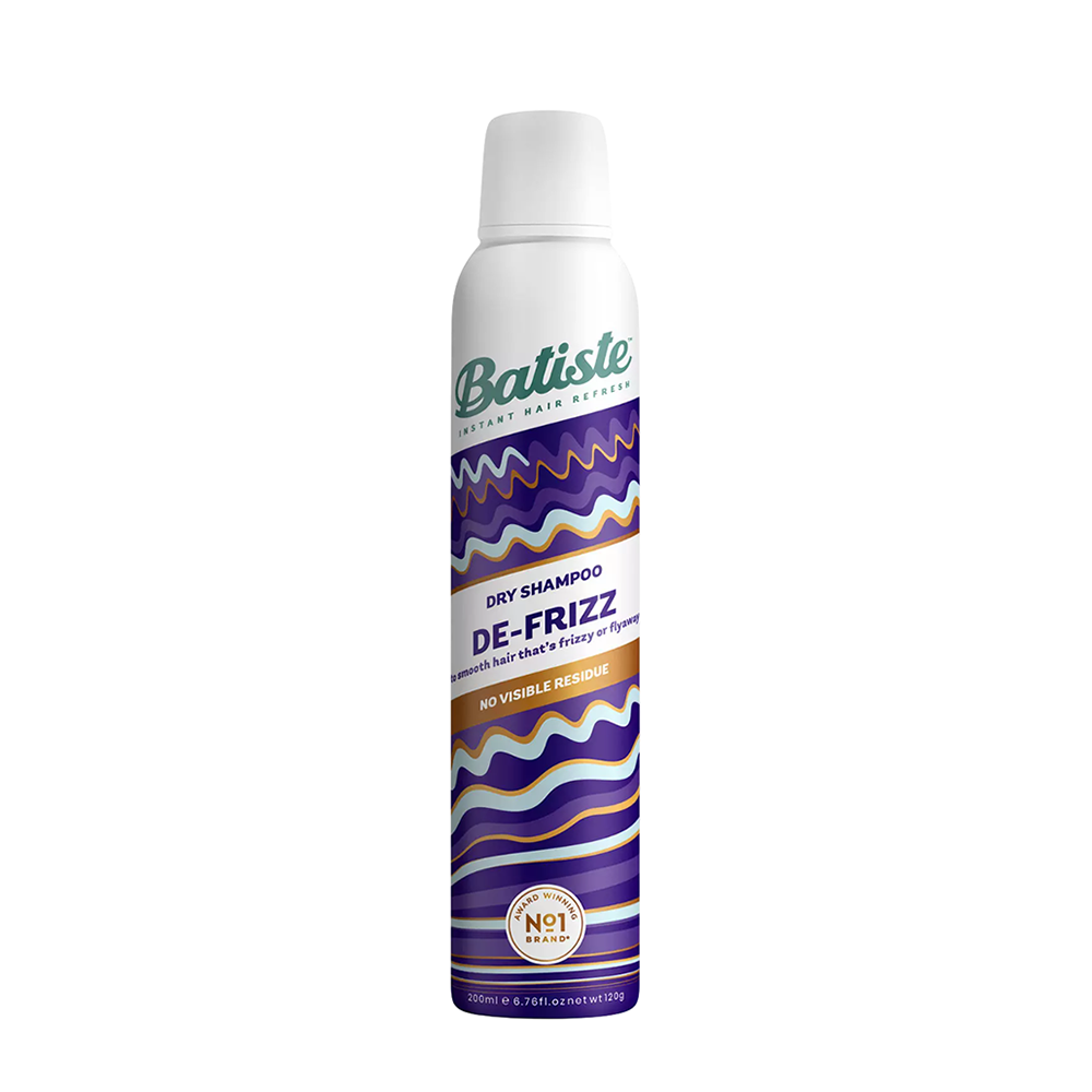 BATISTE Шампунь сухой для непослушных и вьющихся волос / HAIR BENEFITS DE-FRIZZ 200 мл, фото 1