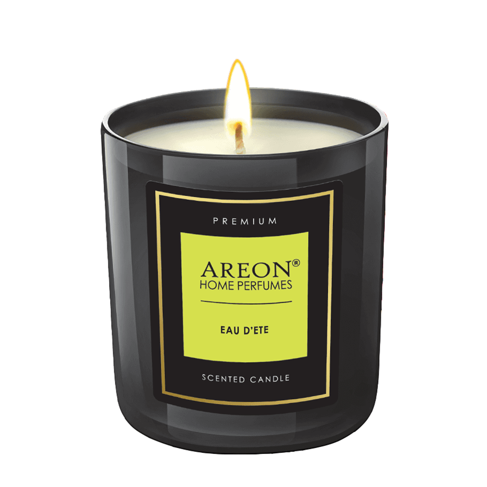 AREON Свеча ароматическая Премиум, летняя вода / HOME PERFUMES А EAU D’ÉTÉ 600 гр, фото 1