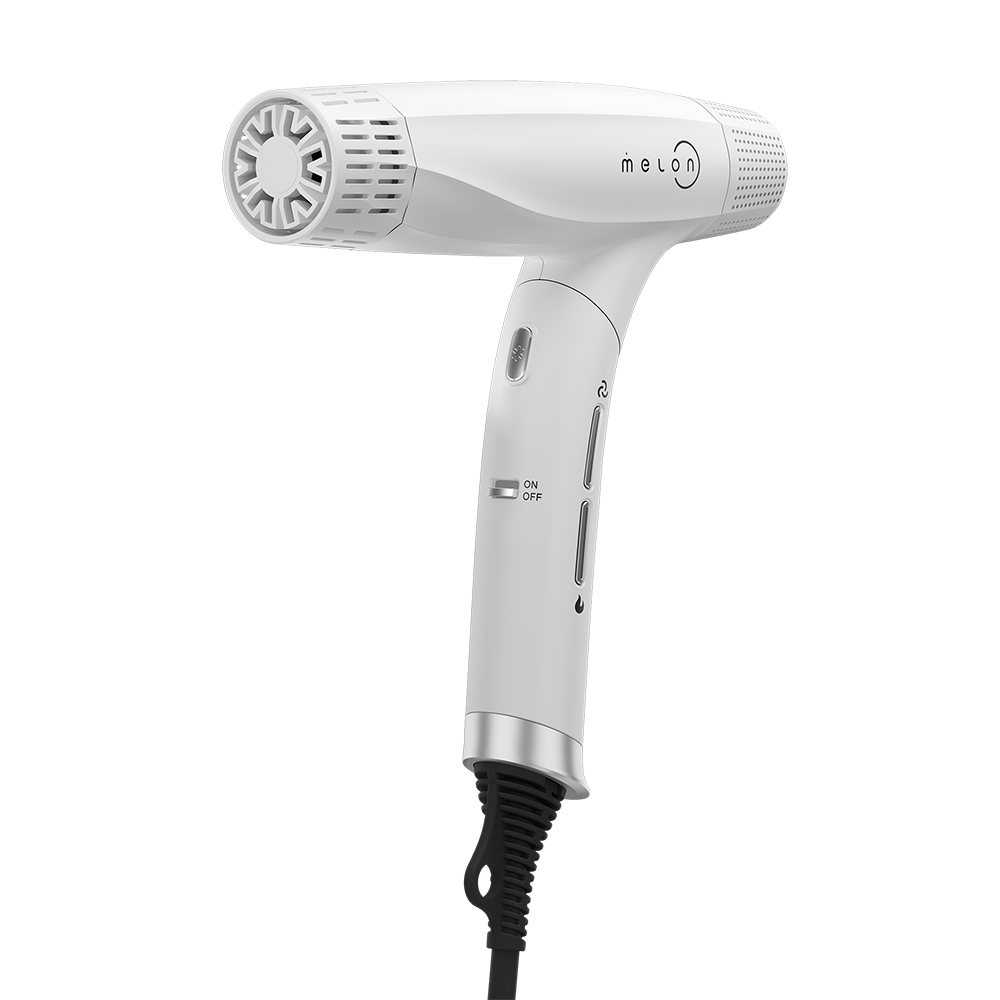 MELON PRO Фен профессиональный для волос складной Hag 7, ионизация, перламутровый матовый, диффузор, 2000W, фото 2