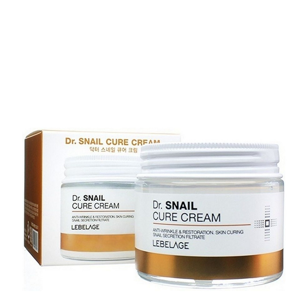LEBELAGE Крем антивозрастной для лица с муцином улитки / Lebelage Dr.Snail Cure Cream 70 мл, фото 2