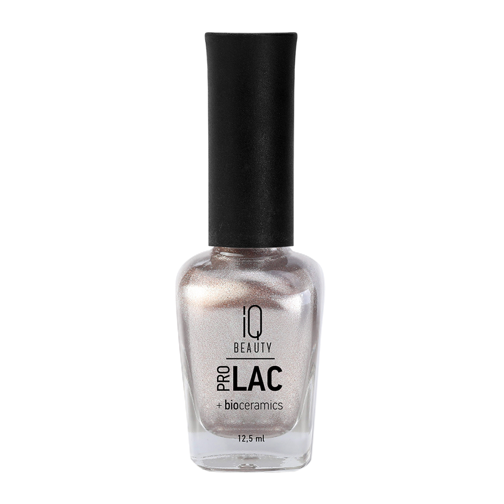 IQ BEAUTY 036 лак для ногтей укрепляющий с биокерамикой / Nail polish PROLAC + bioceramics 12.5 мл, фото 1