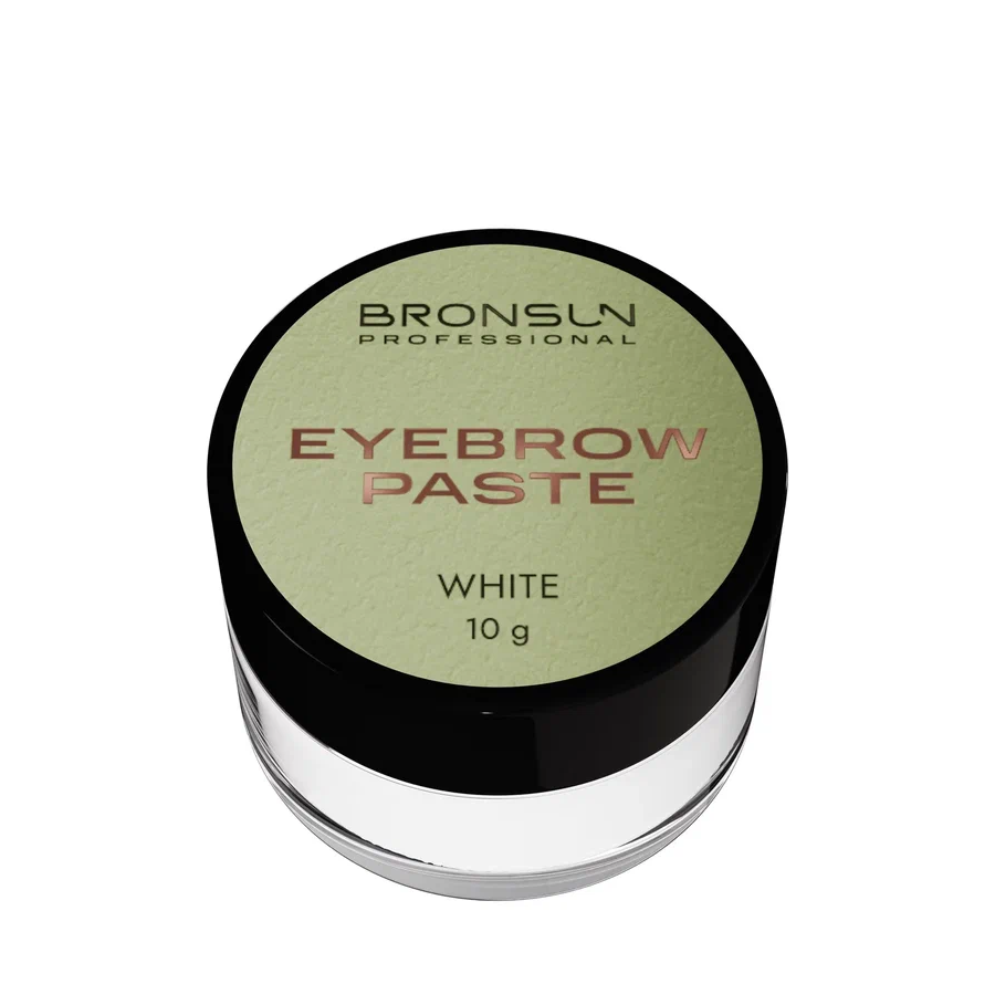 BRONSUN Паста для бровей, белый / Eyebrow Paste WHITE 10 гр, фото 2