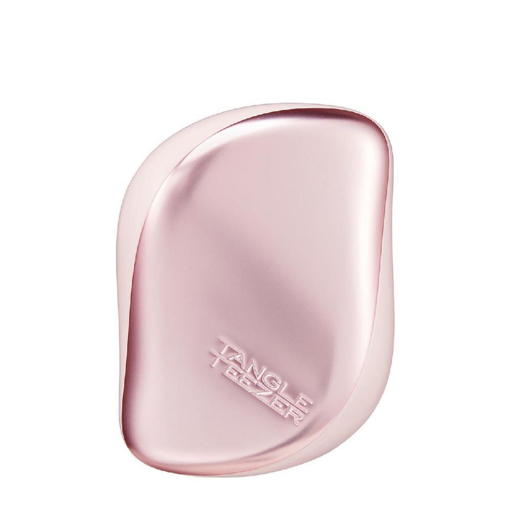 TANGLE TEEZER Расческа для волос / Tangle Teezer Compact Styler Pink Matte Chrome, фото 1