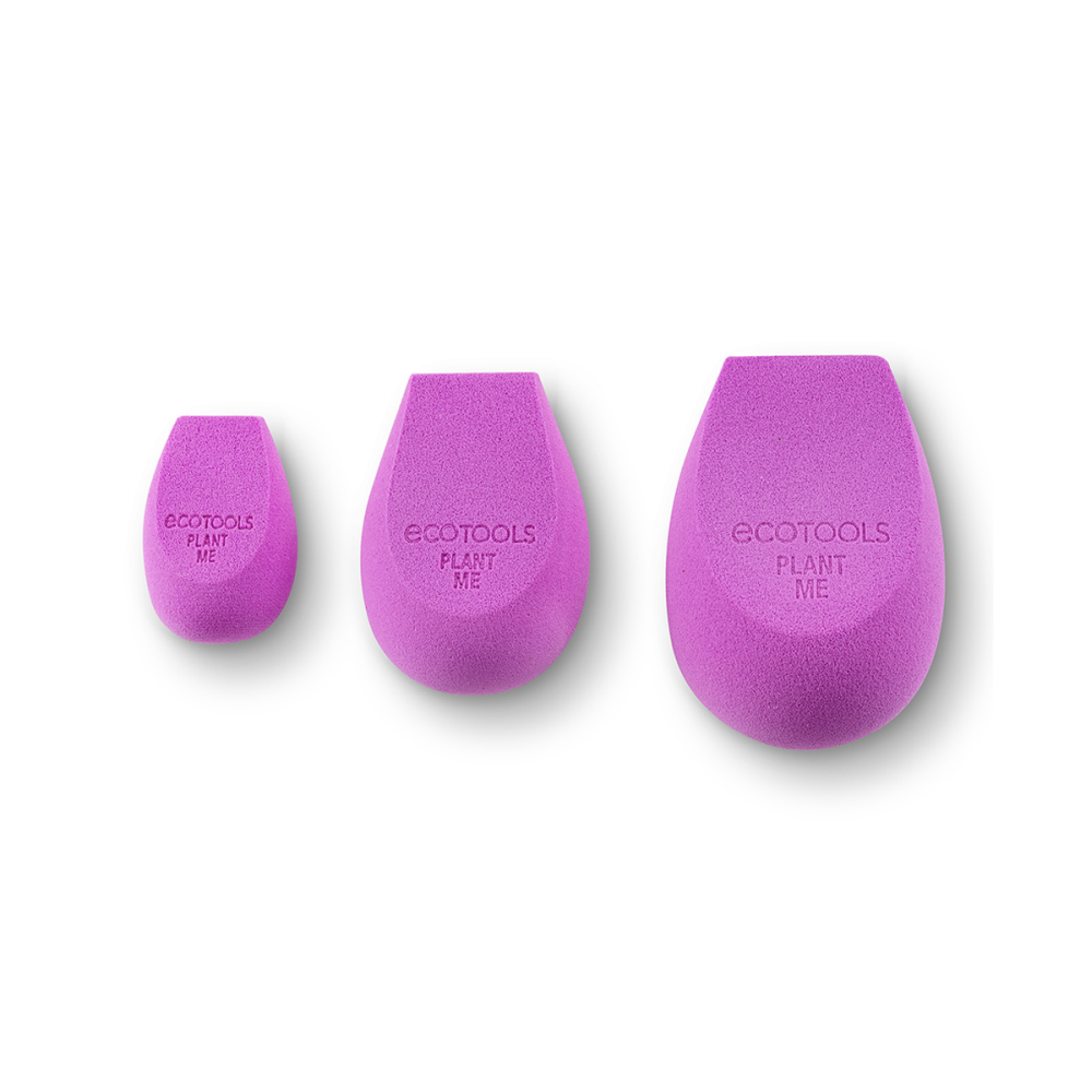 ECOTOOLS Набор биоразлагаемых спонжей для макияжа / Bioblender Makeup Sponge Trio, фото 2