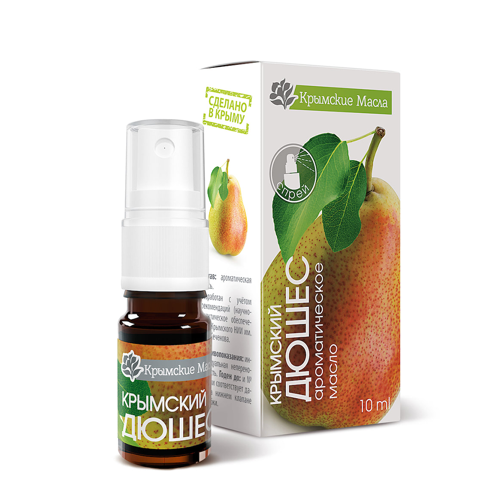 КРЫМСКИЕ МАСЛА Масло ароматическое Крымский дюшес, спрей / Крымские масла 10 мл, фото 2