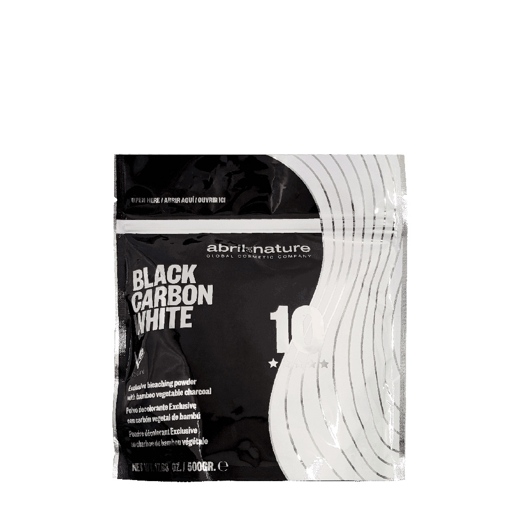 ABRIL ET NATURE Порошок для обесцвечивания волос с бамбуковым углем / Black Carbon White 500 гр, фото 1
