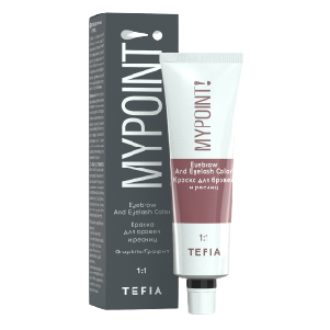 Краска для бровей и ресниц графит / MYPOINT 25 мл