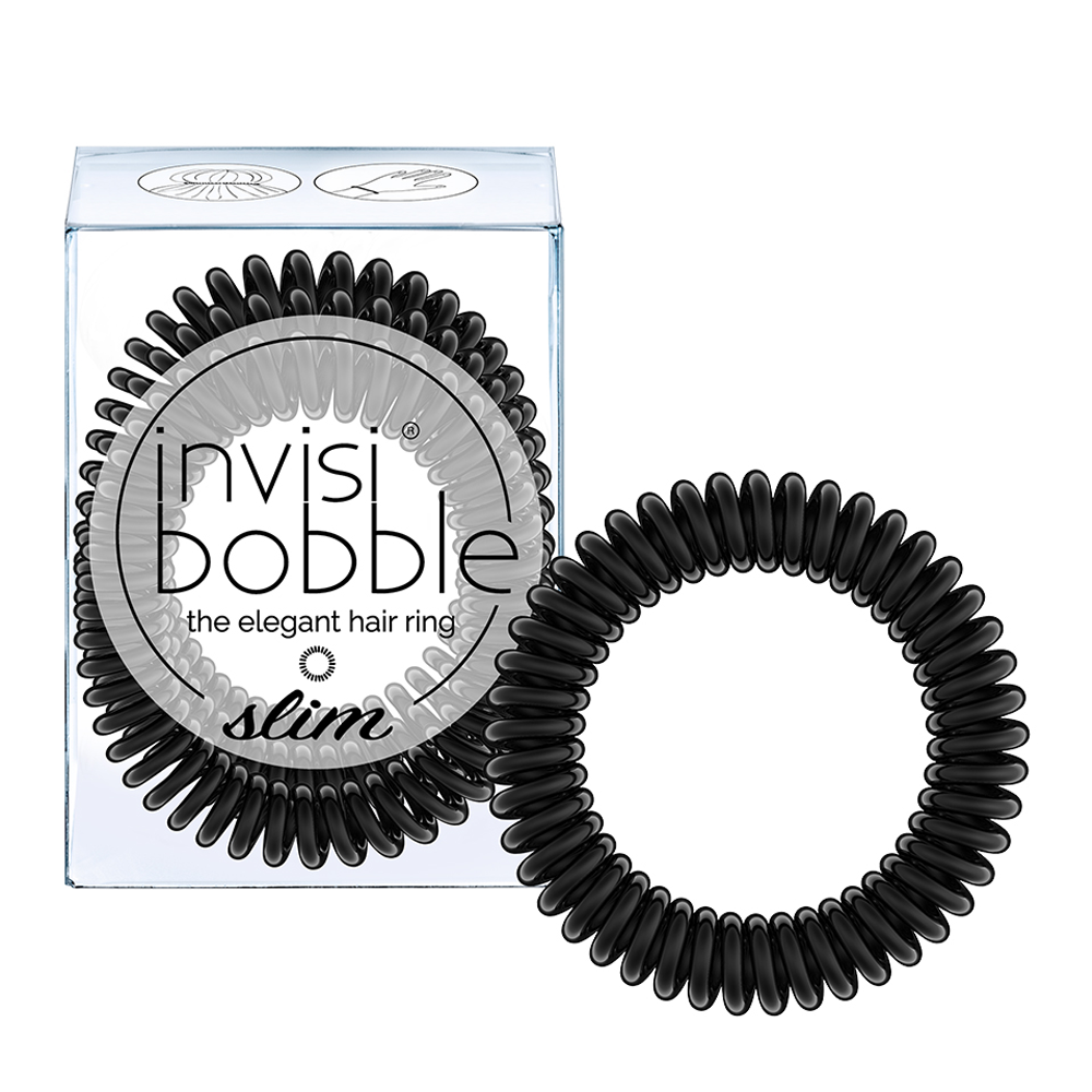 INVISIBOBBLE Резинка-браслет для волос / invisibobble SLIM True Black, фото 1