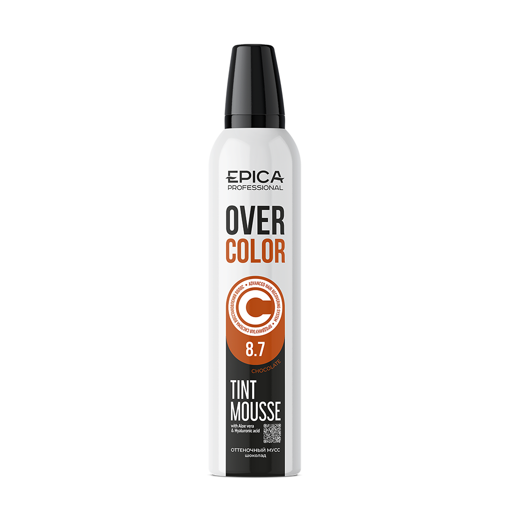 EPICA PROFESSIONAL Мусс оттеночный для волос, Шоколад 8.7 / OverColor 250 мл, фото 1
