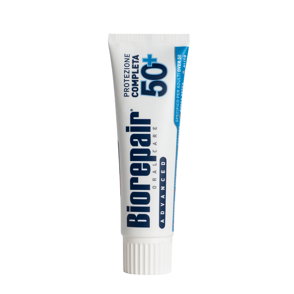 BIOREPAIR Паста зубная максимальная защита после 50 лет / Biorepair Protezione Completa 50+ toothpaste 75 мл, фото 1
