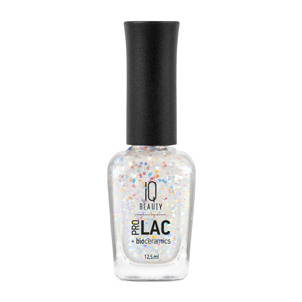 IQ BEAUTY 125 лак профессиональный укрепляющий для ногтей с биокерамикой / Nail polish PROLAC+bioceramics 12,5 мл, фото 1