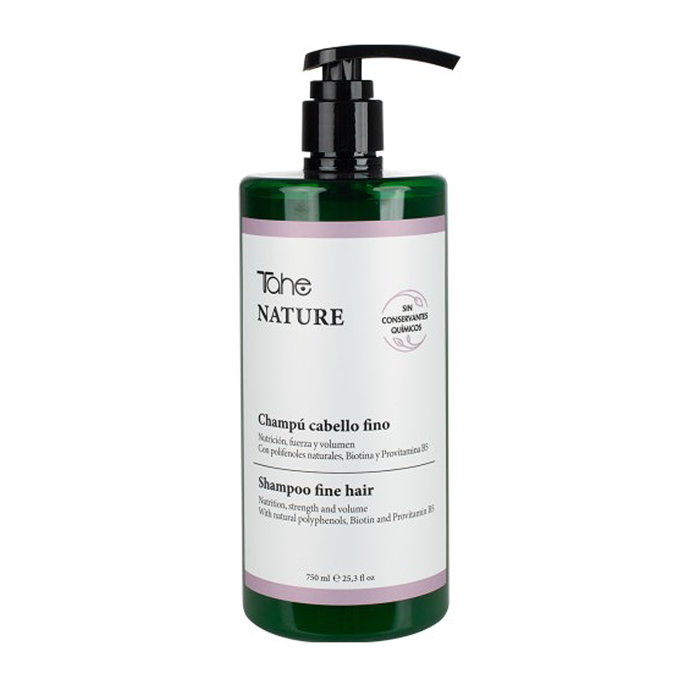 TAHE Шампунь для тонких волос / SHAMPOO FINE HAIR NATURE 750 мл, фото 1