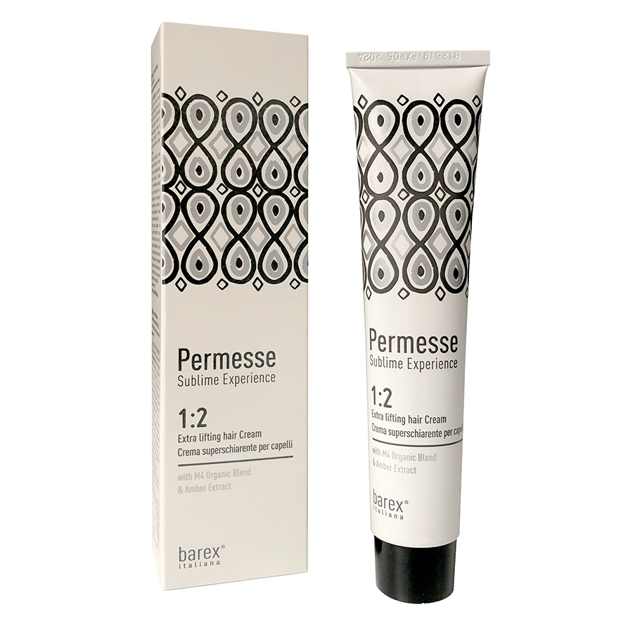 BAREX 12.1176 краска для волос, платиновый блондин пепельный перламутровый интенсивный / PERMESSE 100 мл, фото 2