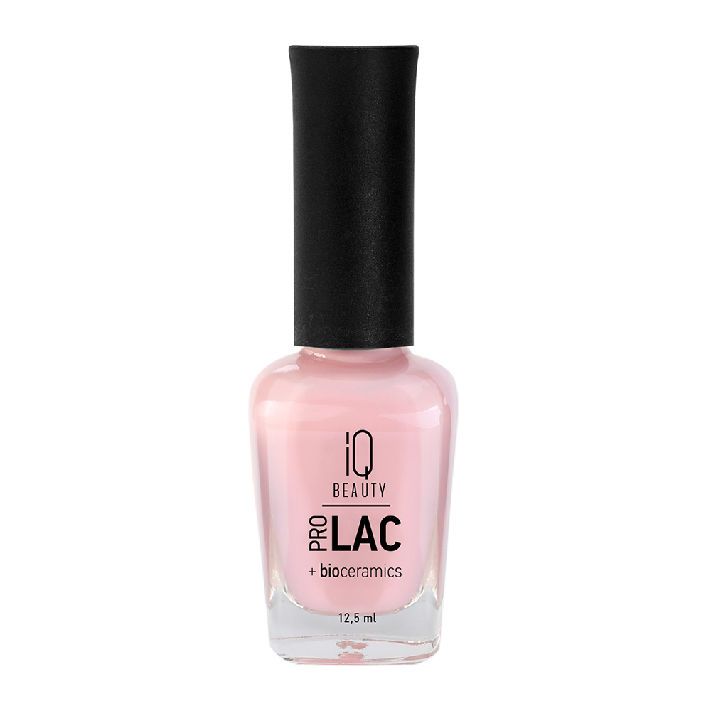 IQ BEAUTY 012 лак для ногтей укрепляющий с биокерамикой / Nail polish PROLAC + bioceramics 12.5 мл, фото 1