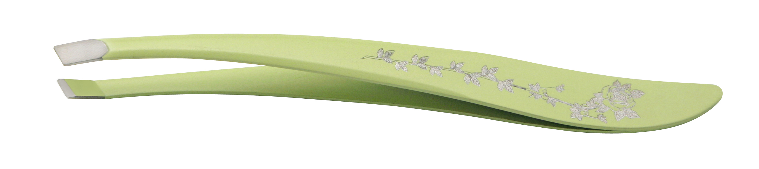 SAM Пинцет для бровей салатовый, фото 1