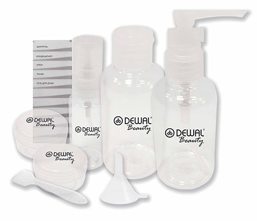 DEWAL BEAUTY Набор баночек дорожный для путешествий, 7 предметов DBTS5D, фото 1