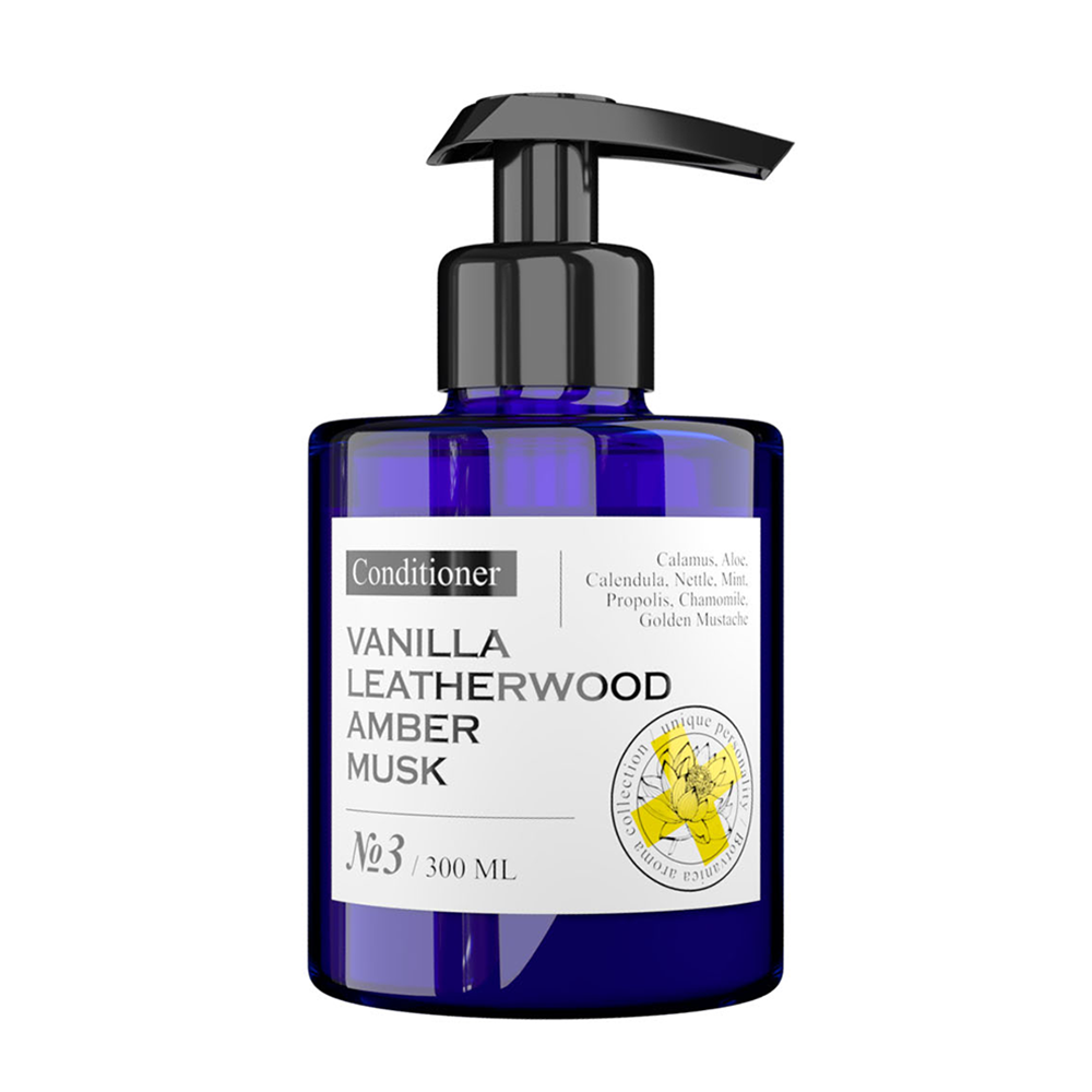 MANIAC GOURMET Кондиционер парфюмированный для волос №3 Ваниль, Кожа, Амбра, Мускус 300 мл, фото 1
