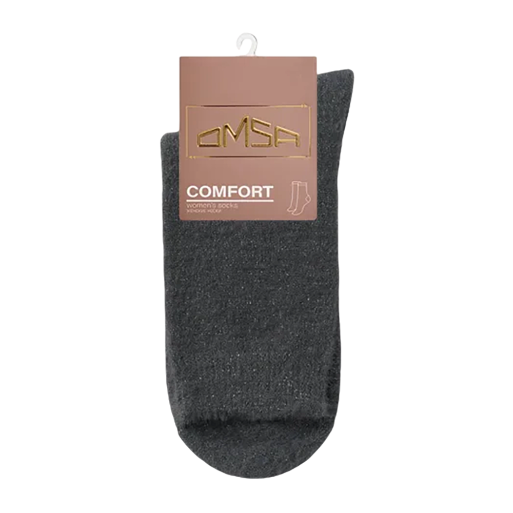 OMSA Носки из нитки травка с добавлением люрекса Grigio Scuro 39-41 / COMFORT 350, фото 1