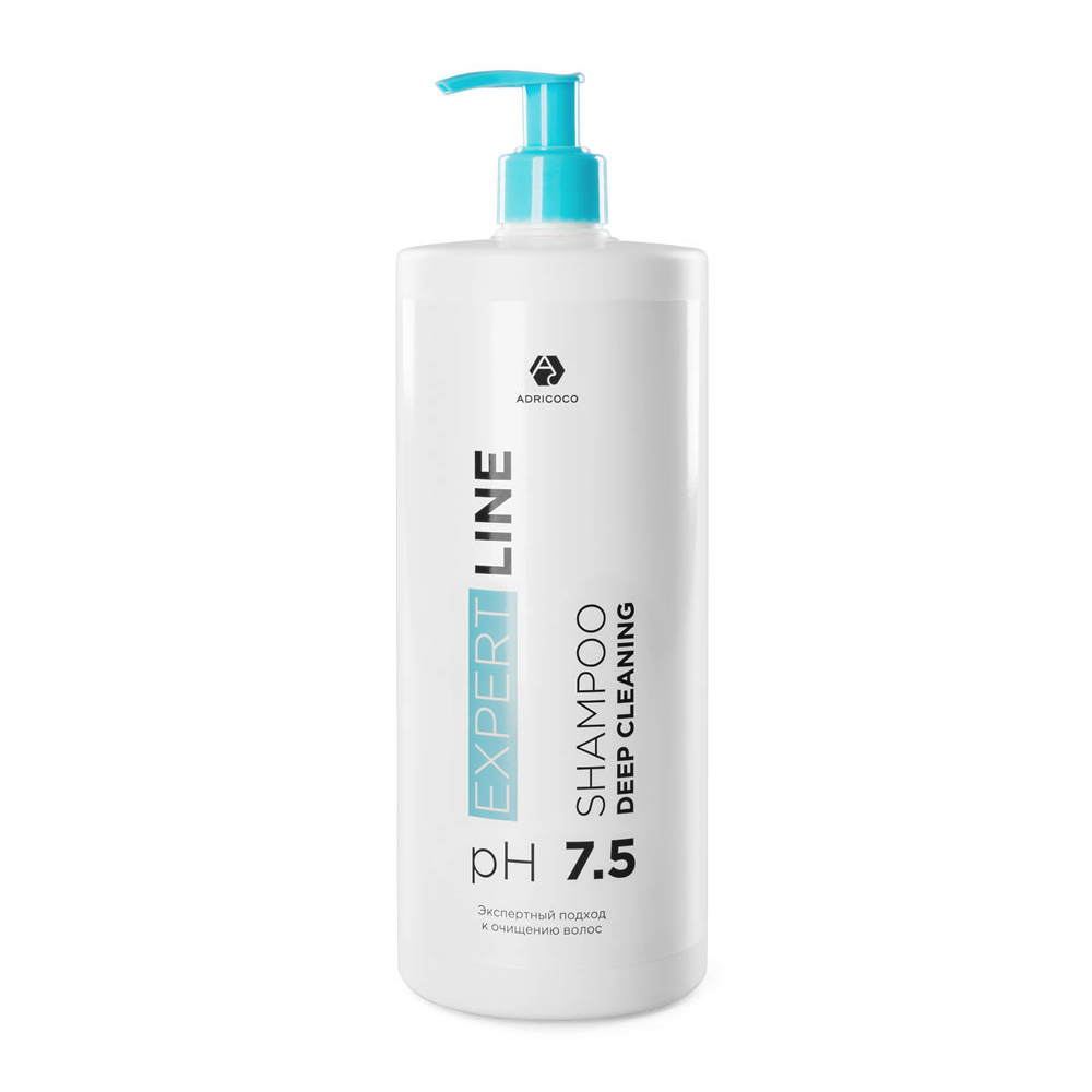 ADRICOCO Шампунь глубокого очищения для волос / ADRICOCO EXPERT LINE 1000 мл, фото 1