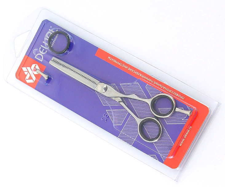 DEWAL PROFESSIONAL Ножницы парикмахерские филировочные 5,5