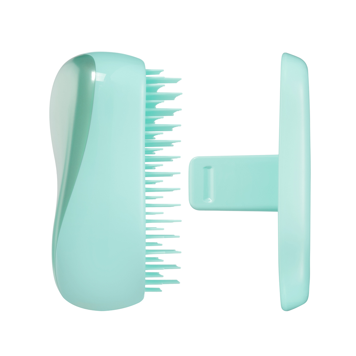 TANGLE TEEZER Расческа для волос / Compact Styler Frosted Teal Chrome, фото 6