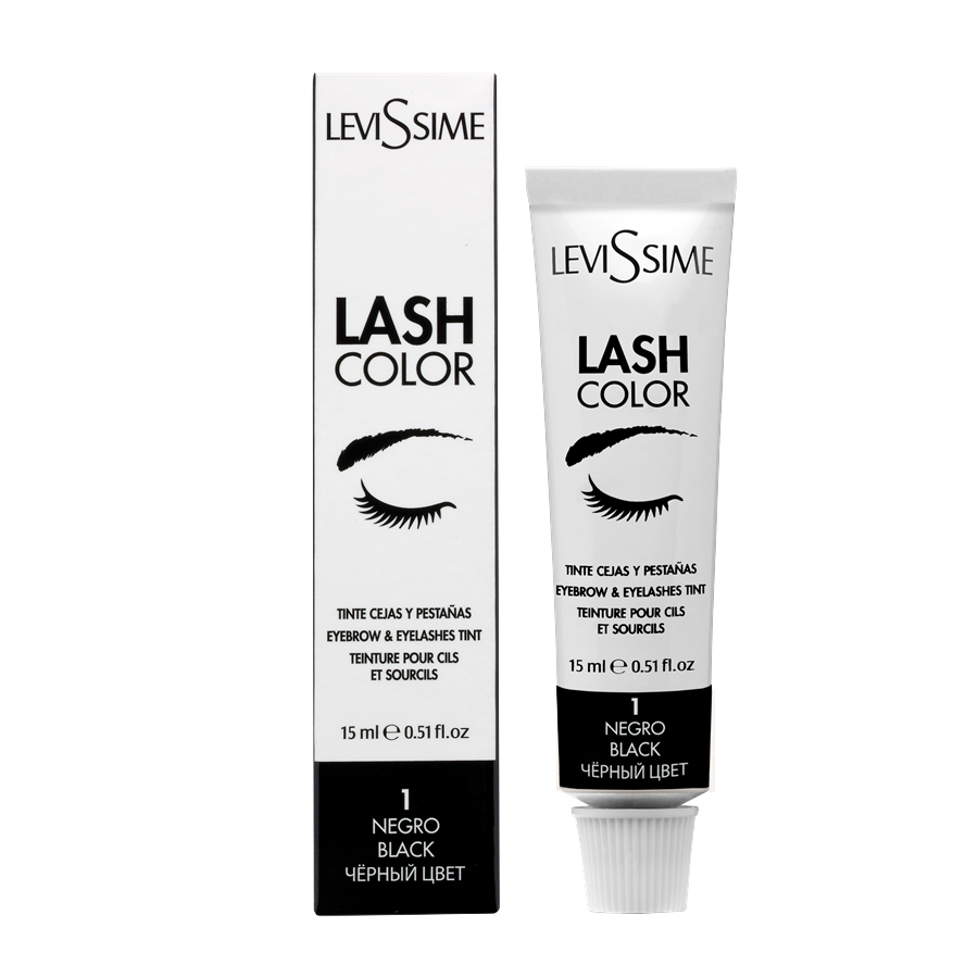 LEVISSIME Краска для бровей и ресниц, № 1 черный / Lash Color 15 мл, фото 2