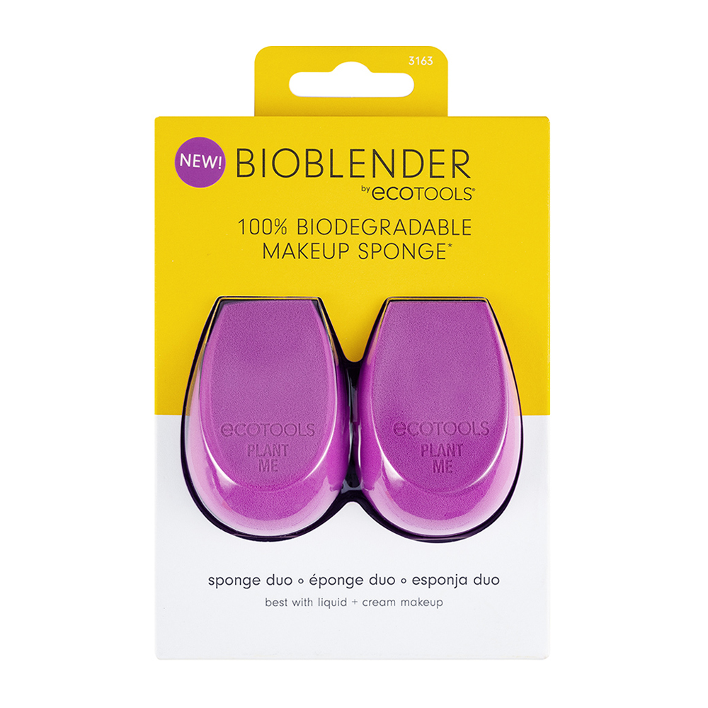 ECOTOOLS Набор биоразлагаемых спонжей для макияжа / Bioblender Makeup Sponge Duo, фото 1