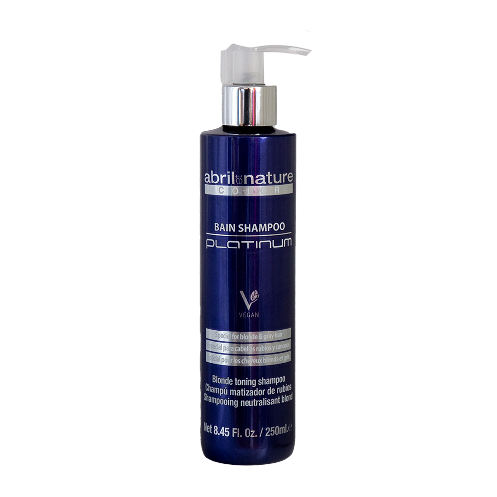 ABRIL ET NATURE Шампунь для нейтрализации желтых оттенков / Bain Shampoo Platinum 250 мл, фото 1