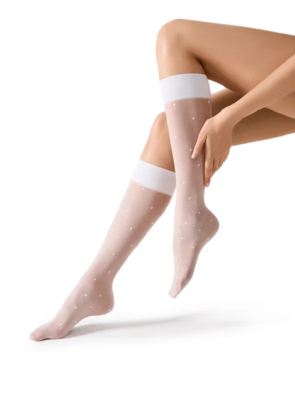 MINIMI Гольфы Bianco 0 (UNI) / Mini DEA POIS, фото 3