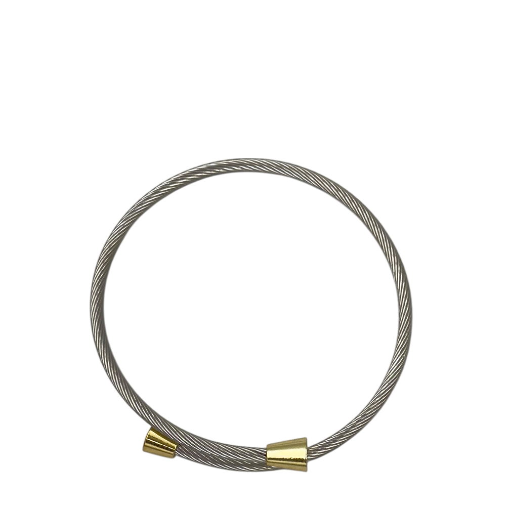 IWOU PROFESSIONAL Браслет Шнур с золотыми наконечниками, фото 1