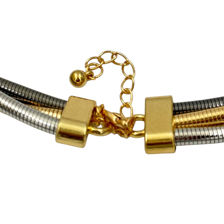 IWOU PROFESSIONAL Браслет Краса России трехцветный с замком, фото 4