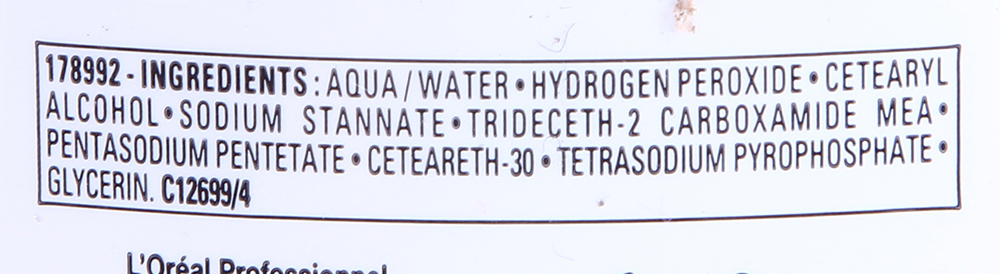 L'OREAL PROFESSIONNEL Оксидент-крем 12% (40vol) / OXYDANTS 1000 мл, фото 3