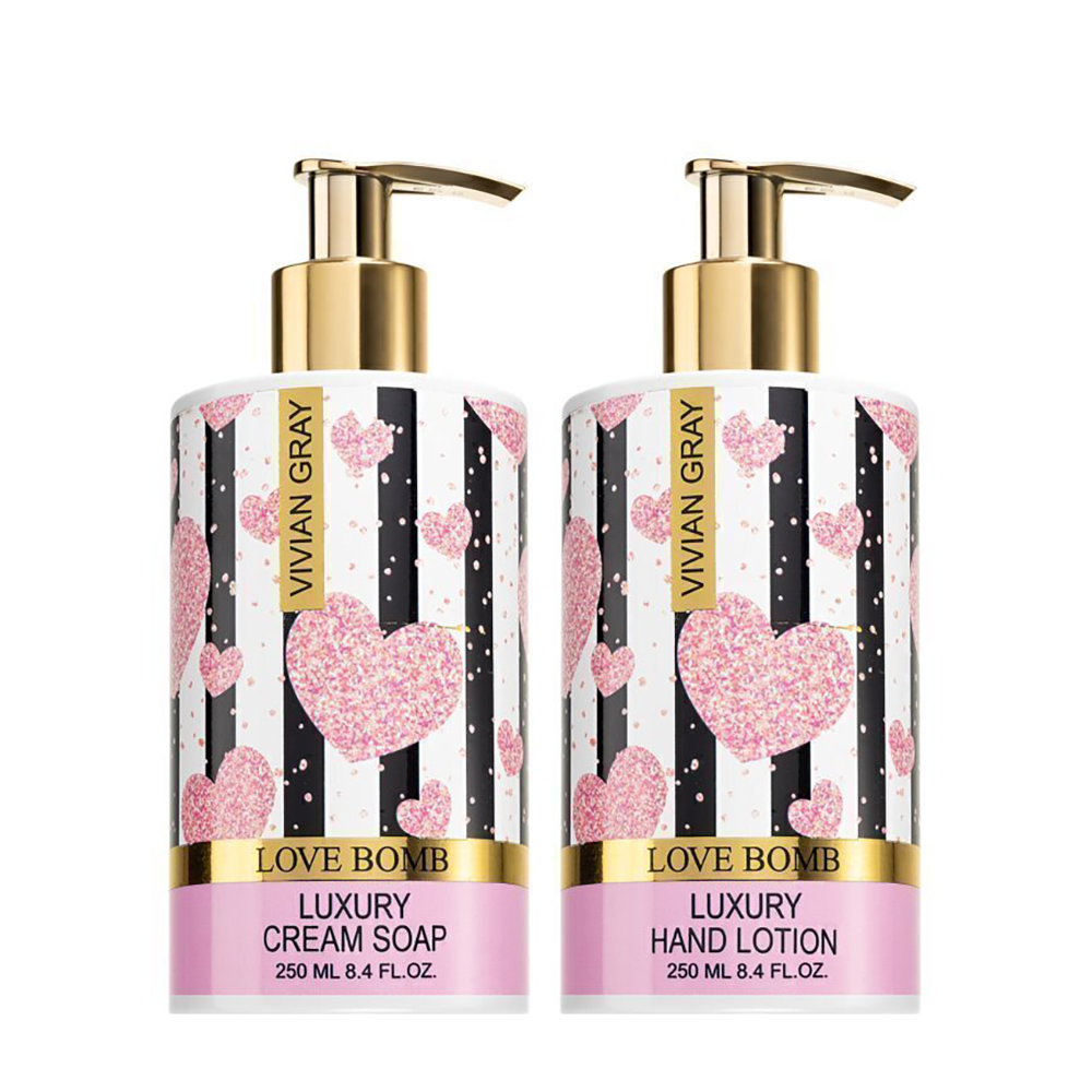 VIVIAN GRAY Набор для рук Любовная бомба (крем-мыло 250 мл + лосьон 250 мл) Vivian Gray Set Love Bomb, фото 2