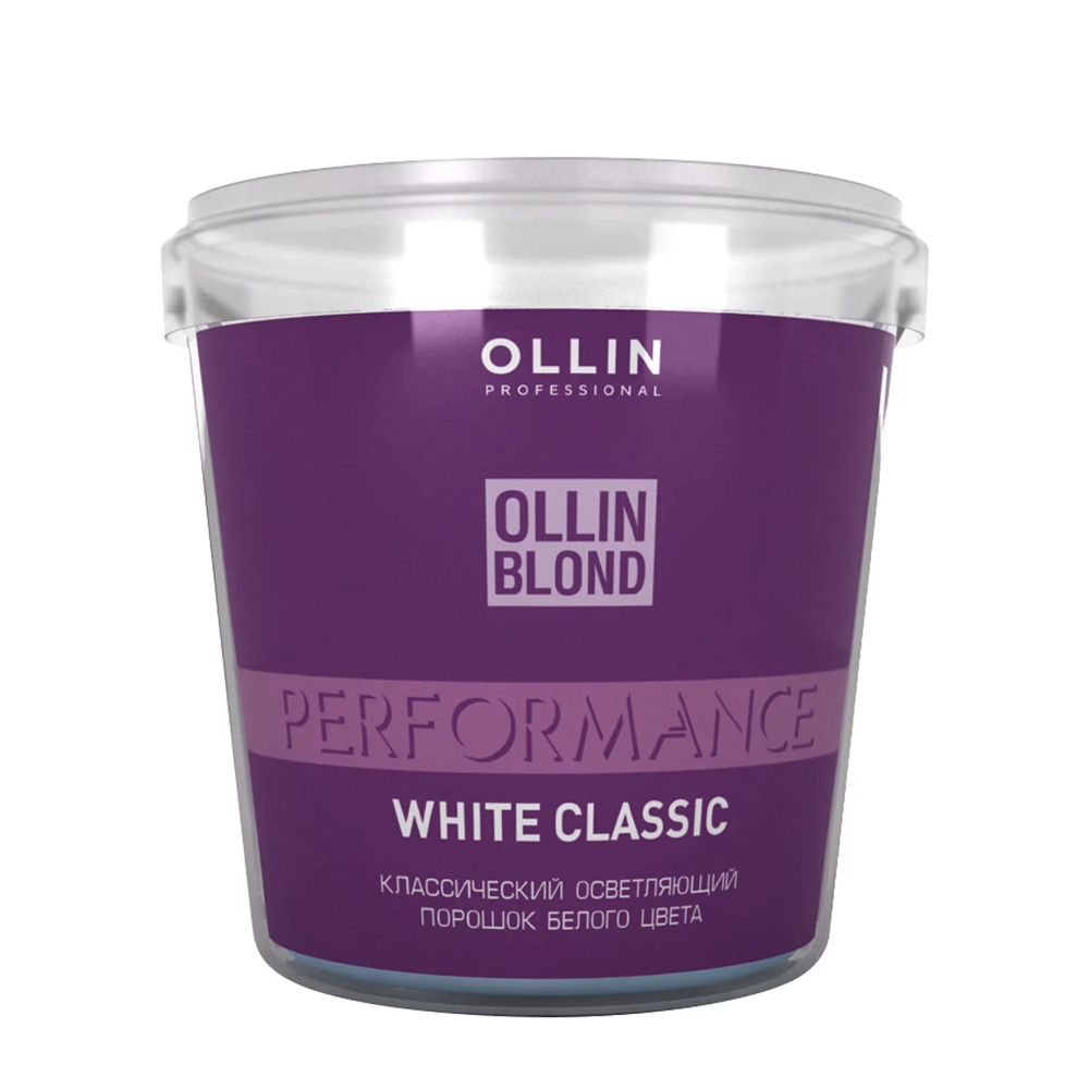 OLLIN PROFESSIONAL Порошок осветляющий классический белого цвета / White Classic BLOND PERFORMANCE 500 гр, фото 1