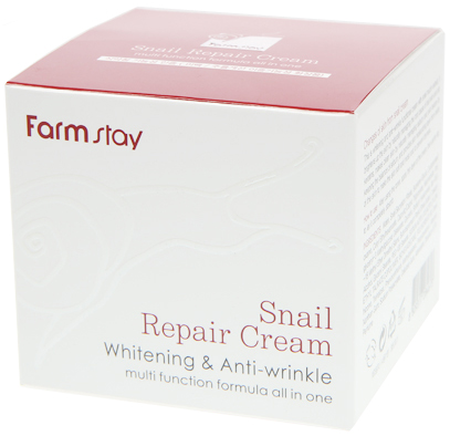 FARMSTAY Крем восстанавливающий с муцином улитки для лица / SNAIL REPAIR 100 г, фото 2