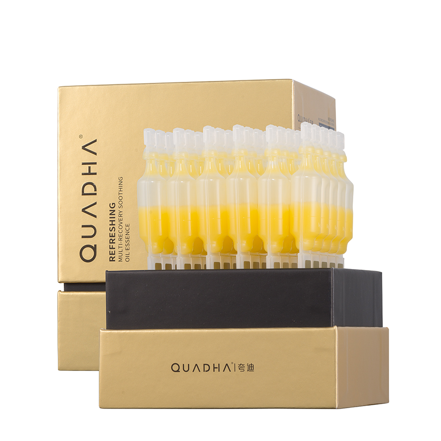 QUADHA Сыворотка освежающая с маслами для восстановления кожи / Refreshing Multi-Recovery Soothing Oil Essence 30*1 мл, фото 2