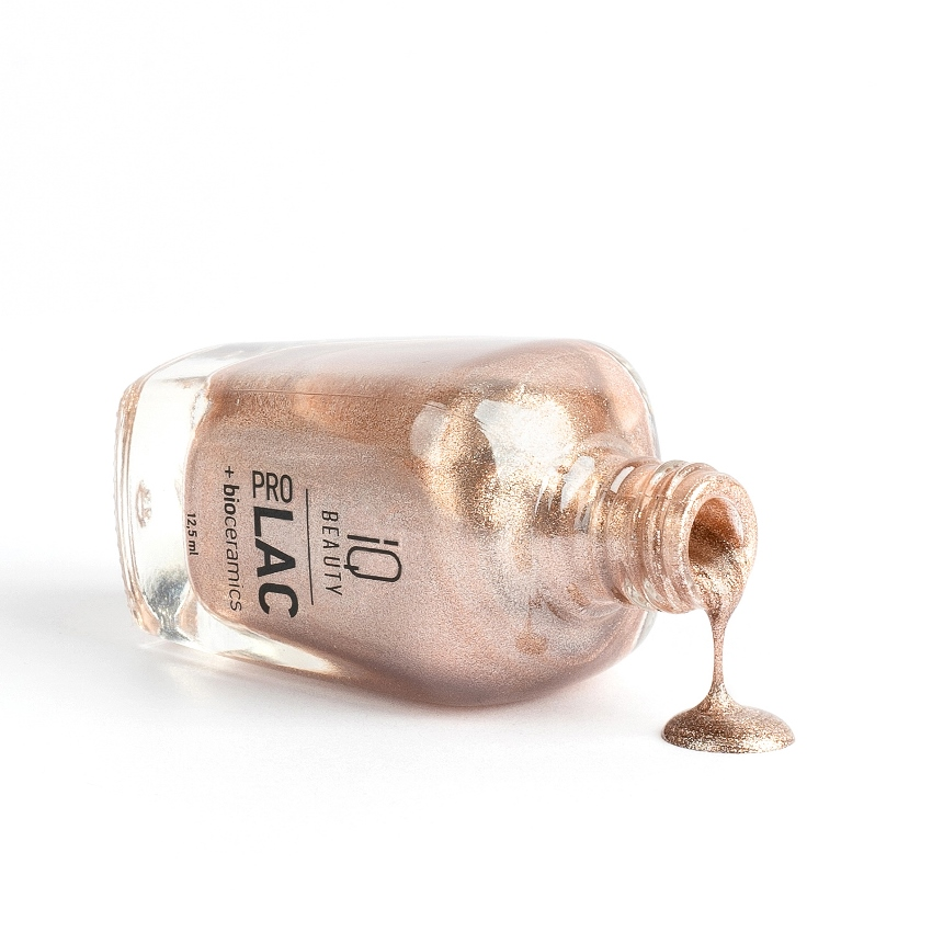 IQ BEAUTY 098 лак для ногтей укрепляющий с биокерамикой / Nail Polish PROLAC+bioceramics 12,5 мл, фото 4