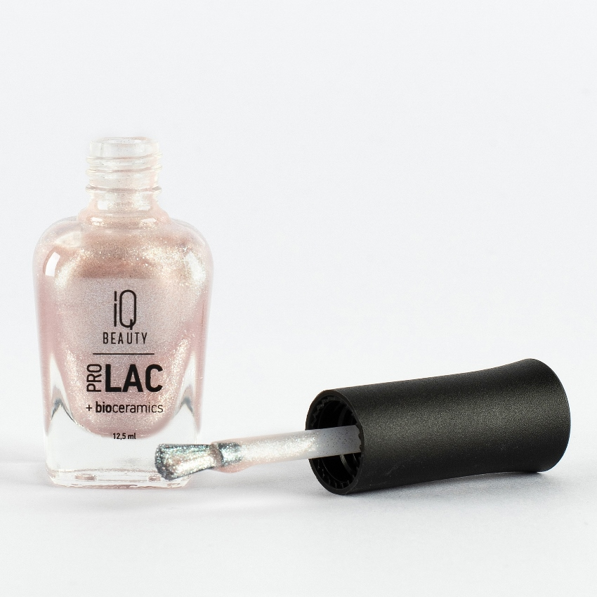 IQ BEAUTY 108 лак для ногтей укрепляющий с биокерамикой / Nail Polish PROLAC+bioceramics 12,5 мл, фото 2