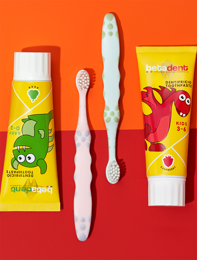 BETADENT Щетка зубная детская 0-4 / BETADENT BABY TOOTHBRUSH, фото 3