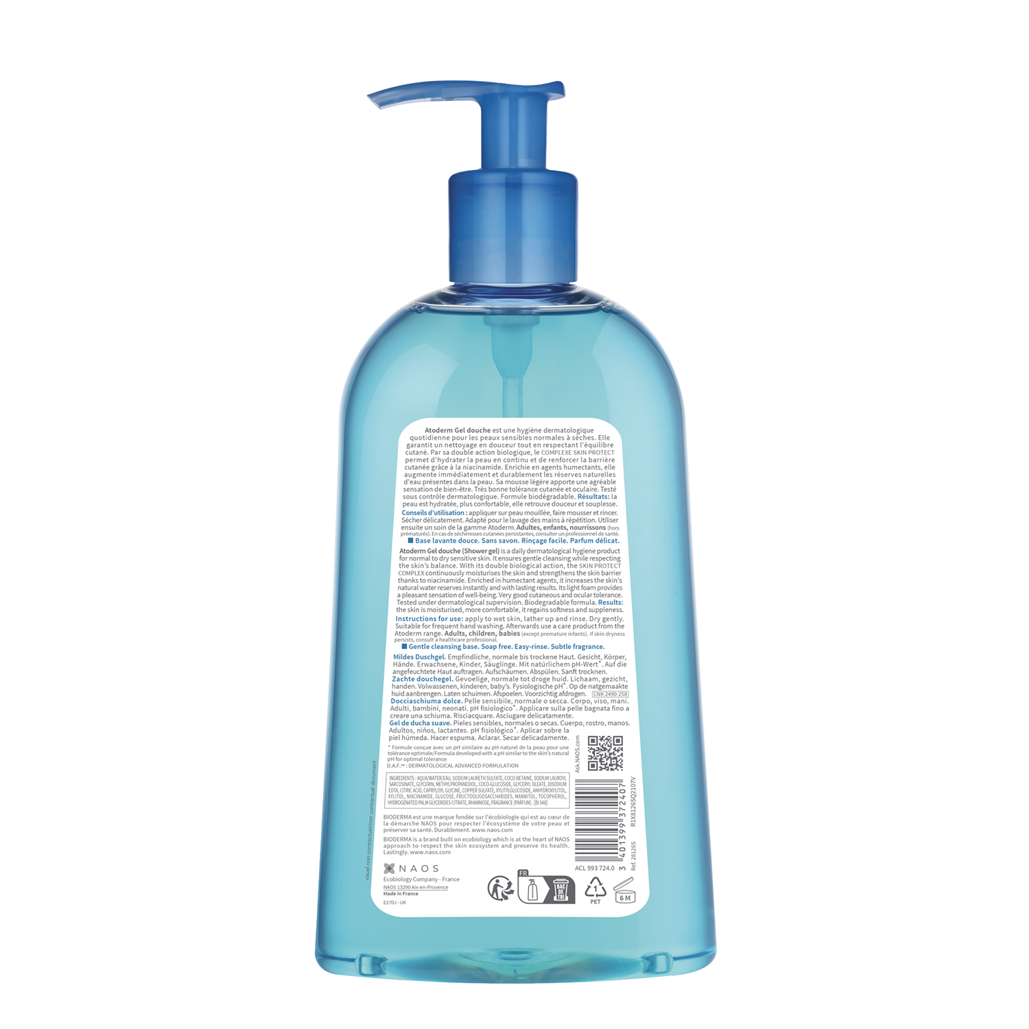 BIODERMA Гель для душа атодерм 500 мл, фото 3