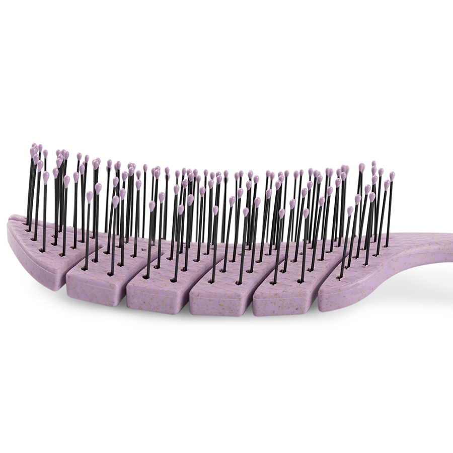 KOSMO SHTUCHKI Расчёска лепестковая малая 5438-M2, фиолетовая / KOSMO SHTUCHKI, фото 3