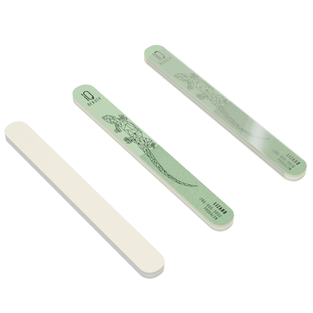 IQ BEAUTY Пилка-полировщик для безупречного блеска и ухоженных ногтей Lizard 280.600/3000 Prosalon Сияющая Ящерица, фото 2