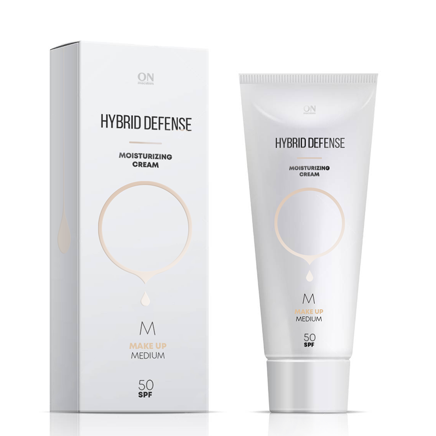 ONmacabim Крем-гибрид защитный c тонирующим эффектом Make Up Medium SPF50 / System Plus 80 мл, фото 2