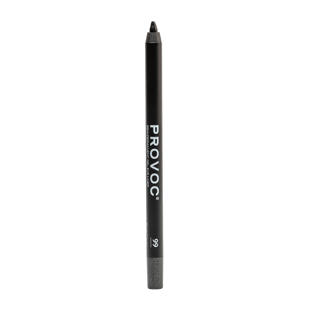 PROVOC Подводка гелевая в карандаше для глаз, 99 черный с голографией / Gel Eye Liner Black Cavia 9 г, фото 1