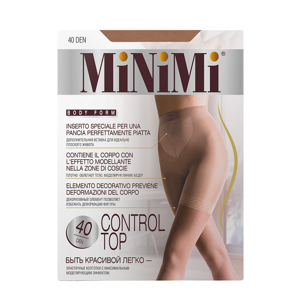 MINIMI Колготки Daino 2, утяжка - шорты / Mini CONTROL TOP 40/140, фото 1