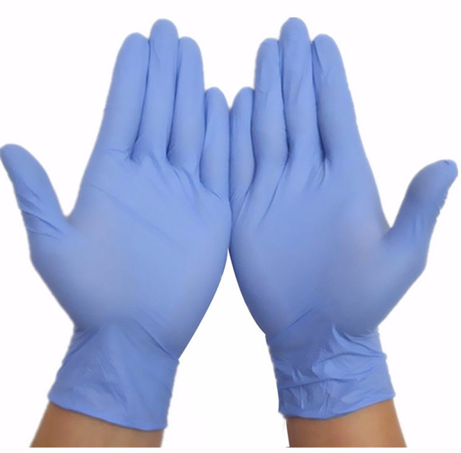 ECOLAT Перчатки нитриловые, фиолетовые, размер S / 4U EcoLat 100 шт, фото 4