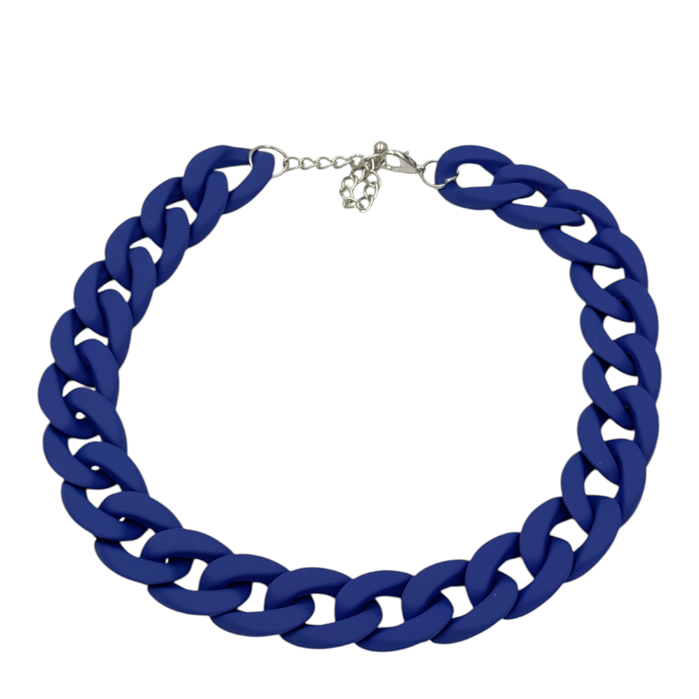 IWOU PROFESSIONAL Ожерелье Цепи матовое индиго, фото 1
