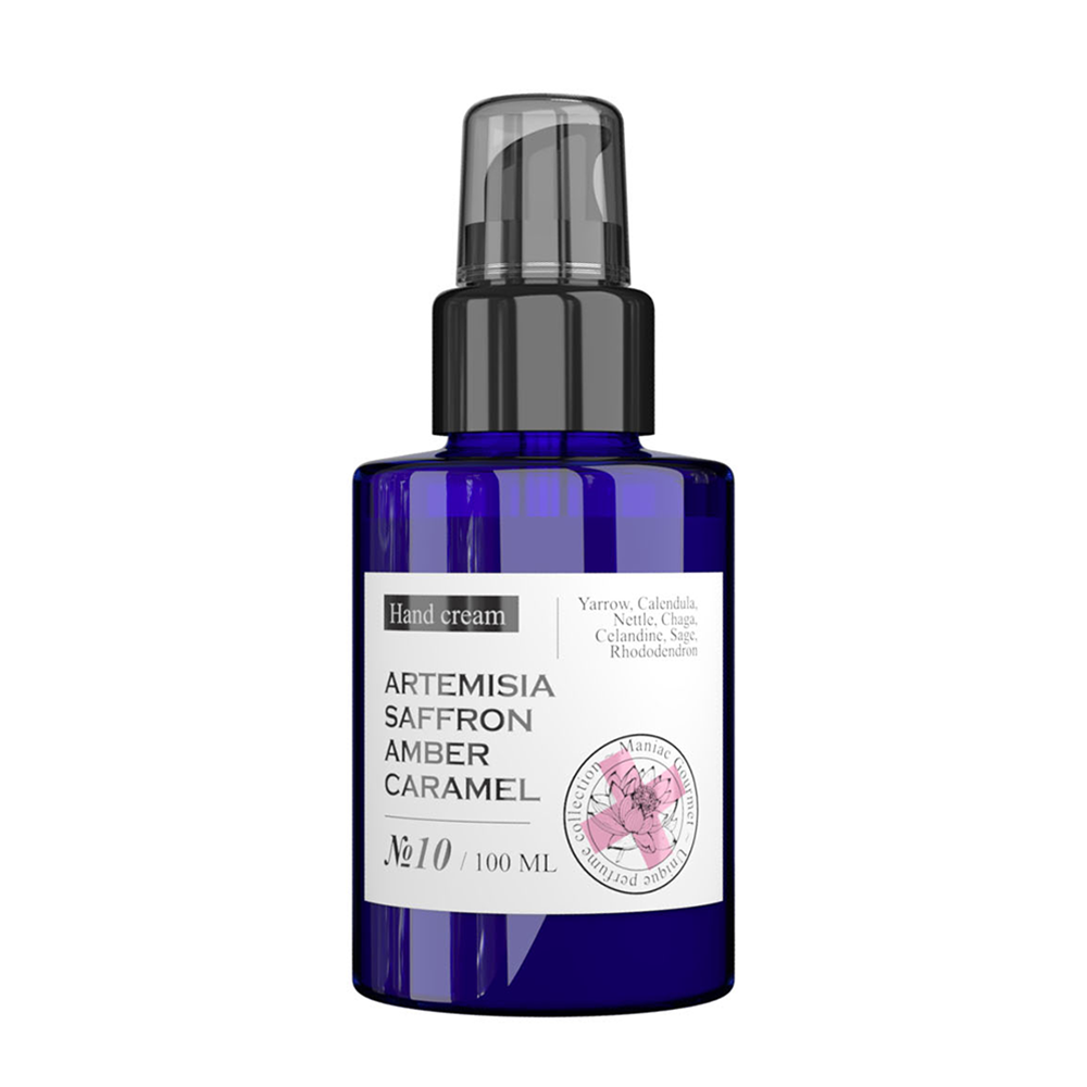 MANIAC GOURMET Крем парфюмированный для рук №10 Полынь, Шафран, Амбра, Карамель 100 мл, фото 1